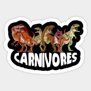Dinosaur Carnivore Pack With Text Sticker